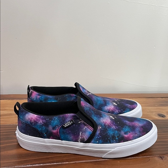 Vans Asher Slip On Sneaker - Galaxy NWT Size 6 - Picture 9 of 15